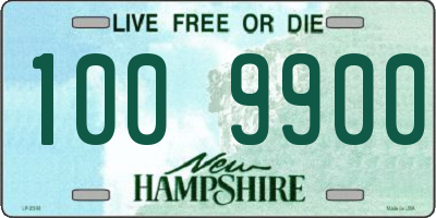 NH license plate 1009900