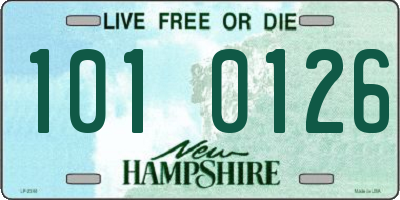 NH license plate 1010126