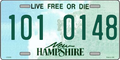 NH license plate 1010148