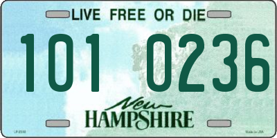 NH license plate 1010236