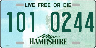 NH license plate 1010244