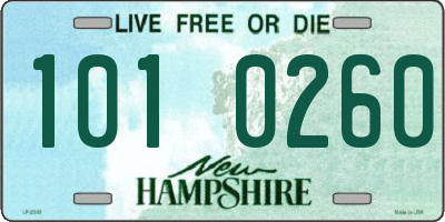 NH license plate 1010260