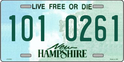 NH license plate 1010261