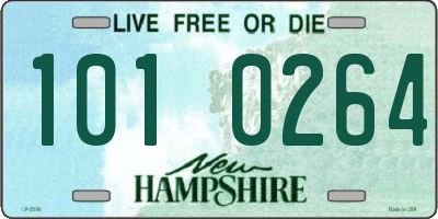 NH license plate 1010264