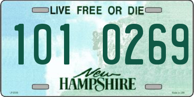 NH license plate 1010269