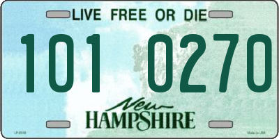 NH license plate 1010270