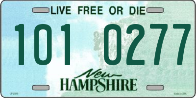 NH license plate 1010277