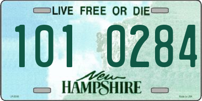 NH license plate 1010284