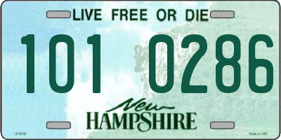 NH license plate 1010286