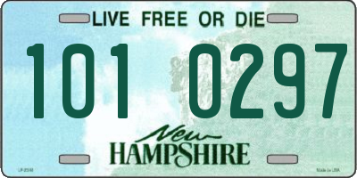 NH license plate 1010297