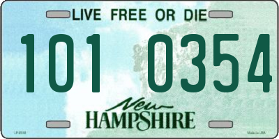 NH license plate 1010354