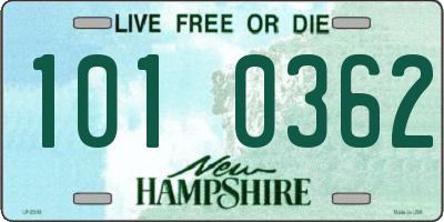 NH license plate 1010362