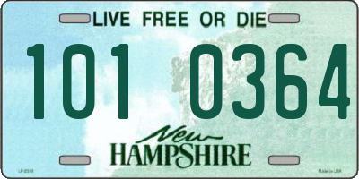 NH license plate 1010364