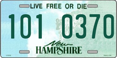 NH license plate 1010370