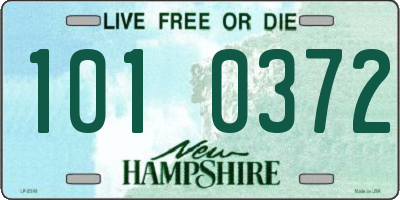 NH license plate 1010372