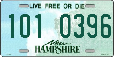 NH license plate 1010396