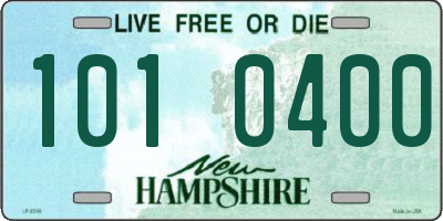 NH license plate 1010400