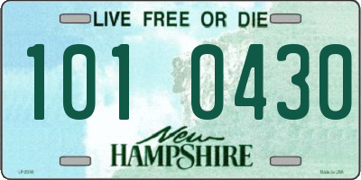 NH license plate 1010430