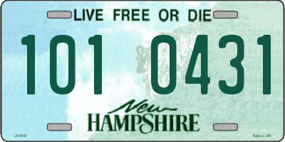 NH license plate 1010431