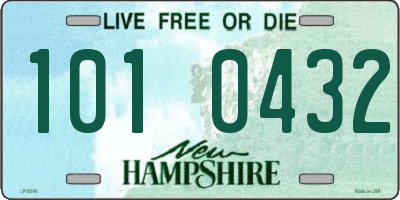 NH license plate 1010432