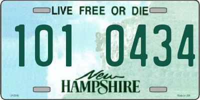 NH license plate 1010434