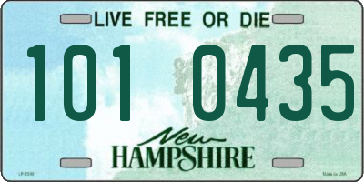 NH license plate 1010435