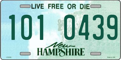 NH license plate 1010439