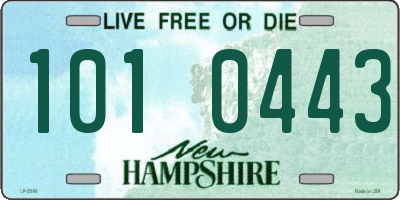 NH license plate 1010443