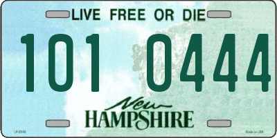 NH license plate 1010444