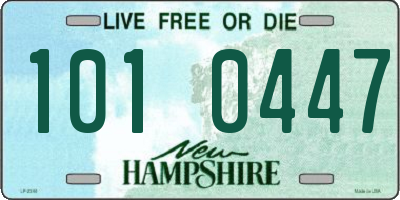 NH license plate 1010447