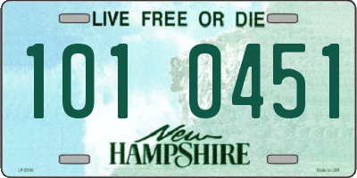 NH license plate 1010451