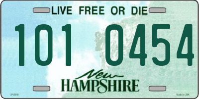 NH license plate 1010454