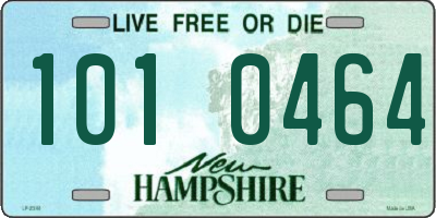 NH license plate 1010464