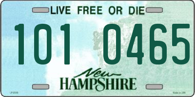 NH license plate 1010465