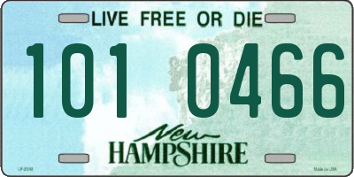 NH license plate 1010466