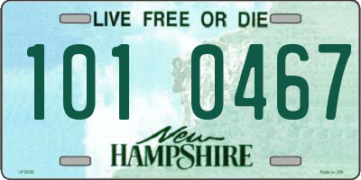 NH license plate 1010467