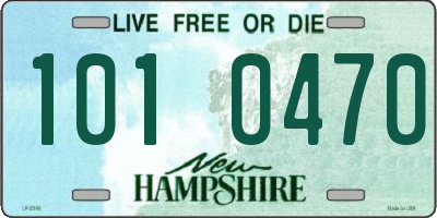 NH license plate 1010470