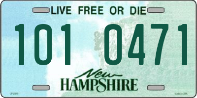 NH license plate 1010471