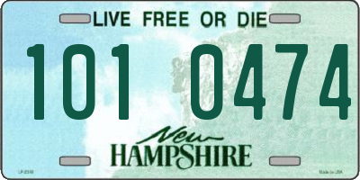 NH license plate 1010474