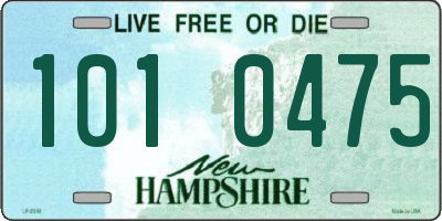 NH license plate 1010475