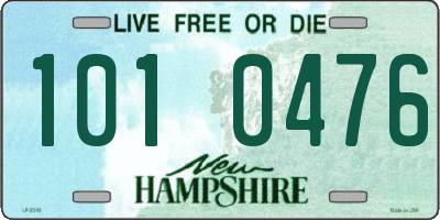 NH license plate 1010476