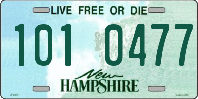 NH license plate 1010477