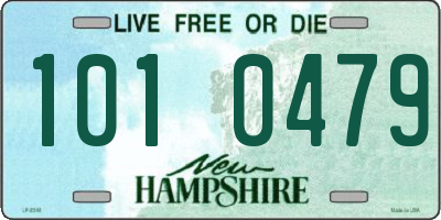 NH license plate 1010479
