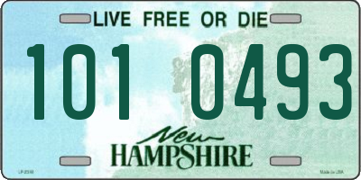 NH license plate 1010493