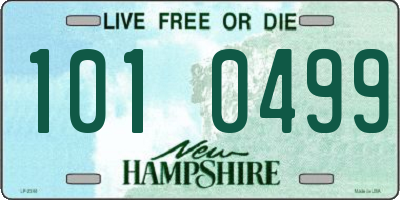 NH license plate 1010499