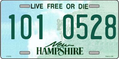 NH license plate 1010528