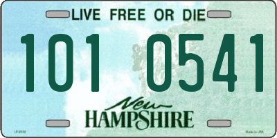 NH license plate 1010541