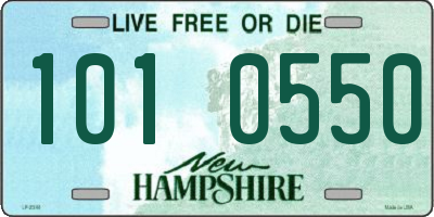 NH license plate 1010550