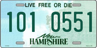 NH license plate 1010551