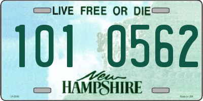 NH license plate 1010562